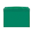 Pochettes transparentes Orgatex, avec rabat, A5 paysage, vert, 50 p.