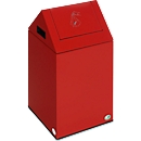 Poetskatoencontainer met push-klep