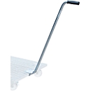 Poignée de poussée Bauer, pour châssis mobile à caillebotis, L 880 x l. 130 mm