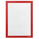 Pôles magnétiques « Inforahmen magnetofix », format A4 portrait/paysage, autocollants, PP, rouge, 2 pièces