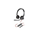 Poly HP Poly Blackwire 3320 USB-C Stereo-Headset - für Microsoft Teams zertifiziert - + USB-C/A-Adapter - 131 g