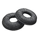 Poly - Ohrpolster für drahtloses Headset - Kunstleder - Schwarz (Packung mit 2)