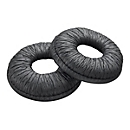 Poly - Ohrpolster für drahtloses Headset - Kunstleder - Schwarz (Packung mit 2)