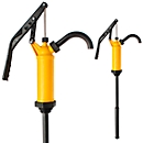 Pompe à manivelle, 0,45 L/Hub, viton, jaune