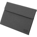 Porte-bloc Lightpak®, A4, pour gauchers/droitiers, 13 compartiments, 2 pochettes, 3 passants pour crayons, 1 bloc, fermeture velcro, RPET, anthracite