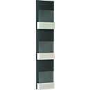 Porte-brochures mural -  format S1, 3 x format A4