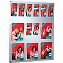 Porte-brochures mural - mural, l. 750 x H 1000 mm