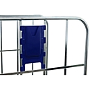Porte-carte pour roll conteneurs, bleu