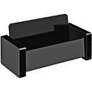Porte cartes de visite Black Office WEDO, noir mat/brillant