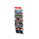 Porte-journaux - 260 x 700 mm - 5 compartiments