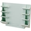 Porte-marqueur Legamaster, pour tableau en verre, pour 4 marqueurs, aimant néodyme, sage green