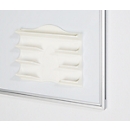 Porte-marqueurs 89210, magnétique, l. 154 x P 25 x H 130 mm, pour 4 marqueurs à whiteboard, blanc