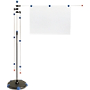 Porte-plans mobile, gris clair