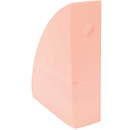 Porte-revue Exacompta MAG-CUBE Aquarel, pour documents au format A4+, avec trou de préhension, plastique, rouge corail, 6 pièces