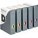Porte-revues Durable VARICOLOR®, format A4, poignée perforée en diff. coloris, anthracite, 5 p.
