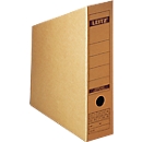 Porte-revues Premium 6083 - en carton recyclé FSC - dos 77 mm - brun - 10 pièces