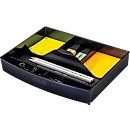 Porte-tiroirs HAN, pour Impuls/Systembox Karma, 6 compartiments, poignée de transport, L 237 x P 180 x H 40 mm, noir
