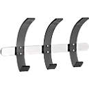 Portemanteau mural (2871-11), crochets noirs