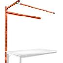 Portique av. contrefort, table d'extension SPEZIAL table de travail/établi UNIVERSAL/PROFI, 1500 mm, rouge orangé