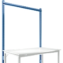 Portique Manuflex, pour postes de travail modulaire Universal/Profi Standard, pour largeur de table de 1500 mm, bleu brillant