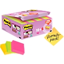 Post-it® Haftnotizen Super Sticky Notes, 24 Blöcke, 48 x 48 mm