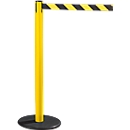 Poste de cinta RS-GUIDESYSTEMS® GLA 28, amarillo, cinta negro/amarillo