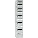 Postverdeelkast, met inwerpgleuf, 1 compartiment, veiligheidscilinderslot, lichtgrijs
