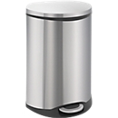 Poubelle à pédale en inox Soft Close, 6 litres