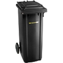 Poubelle GMT, 140 l, mobile, anthracite