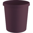 Poubelle Helit The Green German, capacité 18 l, bord de préhension circonférentiel, plastique recyclé, rouge