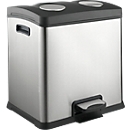 Poubelle pour tri sélectif, 2 compartiments, 24 L