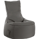 Pouf sac swing scuba®, 100% polyester, lavable, L 650 x P 900 x H 950 mm, anthracite
