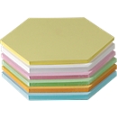Presentation cards, honeycombed, edge length 95 mm, 250 pieces, assorted colours