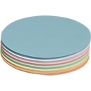 Presentation cards, oval, 110 x 190 mm, 250 pieces, assorted colours