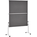 Presentation wall Legamaster ECONOMY, felt - foldable, gray