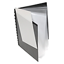 Présentoir classeur FolderSys, A4, 20 pochettes, 12 anneaux, perforation en T, avec poche frontale