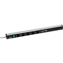 Prise multiple Treston 683/3, 5x, 2 x USB-A & 2 x CAT6A, interrupteur marche/arrêt, câble de 4,5 m, 16 A/250 V, L 683 x P 44 x H 52 mm, aluminium