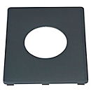 Probbax inwerpopening, rond, voor recyclingbakken uit de MixMatch-serie met een inhoud van 60 en 80 l, Ø 120 x B 230 x H 17 mm, polypropeen, grijs