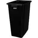 Probbax MixMatch recyclingbak, volume 60 l, met handvat, zonder deksel, L 320 x B 460 x H 580 mm, gerecycled polypropeen, zwart