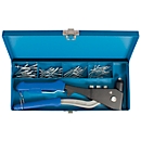 PROF blindklinktangen set PROJAHN, 61-delig, incl. blinkklinknagels Ø 2,4-4,8 mm, in metalen box