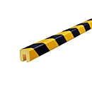 Profilé de protection des chants type G, mètre linéaire, jaune/noir