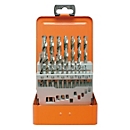 Projahn Spiralbohrer-Set ECO, HSS-G, 19-teilig, Ø 1–10 mm / 0,5 mm Schritte, in Bohrerkassette