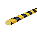 Protección de superficies tipo C, por m lineal, amarillo/negro
