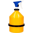 Pulvérisateur, tôle d'acier, jaune, 2 l, Ø 190 x H 345 mm, embout de pompage avec buse réglable