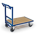 Push bow trolley with dead man's brake, 1200 x 800 mm
