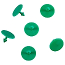 Push-through fastener, for cardboard boxes, for goods identification, 1000 pieces