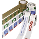 Pvc-tape, 2-kleurige opdruk, wit, 72 rollen