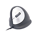 R-Go HE Mouse Ergonomische Maus, Mittel (165-195mm), linkshändig, drahtgebundenen - Maus - USB