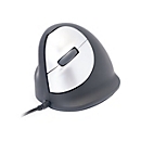R-Go HE Mouse Ergonomische Maus, Mittel (165-195mm), linkshändig, drahtgebundenen - Maus - USB