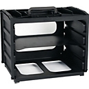 RAACO Sortimentskastentresor, B 376 x T 310 x H 265 mm, 4 Fächer, Polypropylen, ohne Sortimentskästen